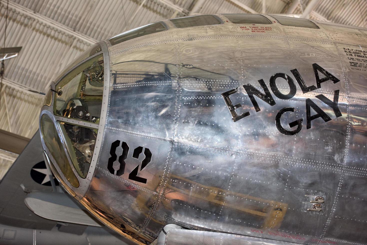 Washington dc, USA - juni 21 2015 boeing b-29 superfästning enola Gay på luft museum foto