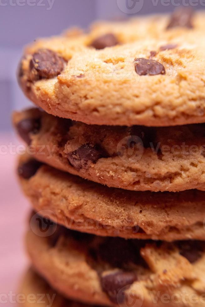 Chocolate chip cookies foto