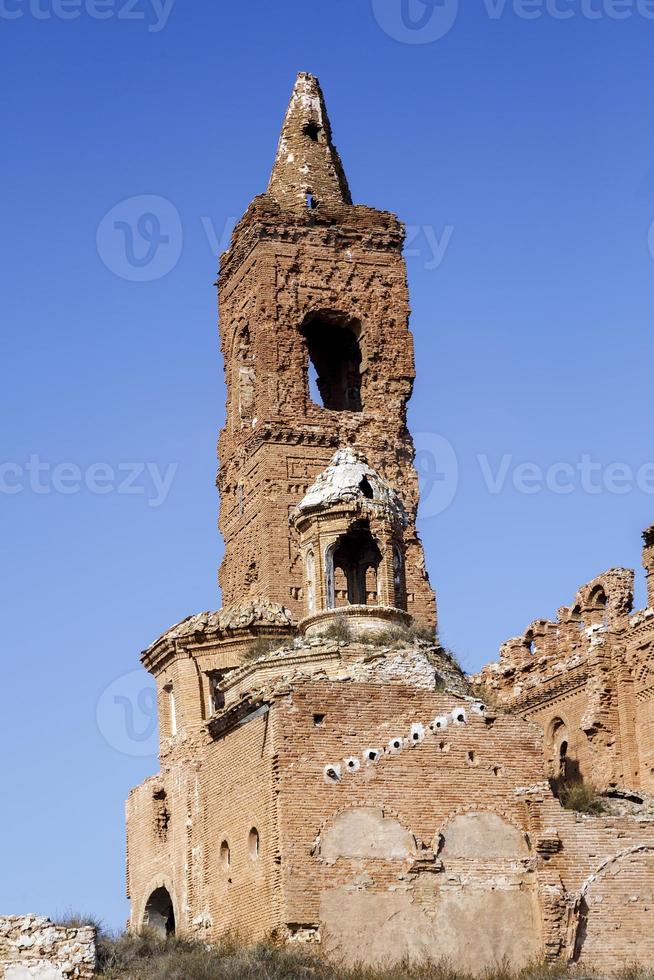 belchite by förstördes under det spanska inbördeskriget foto