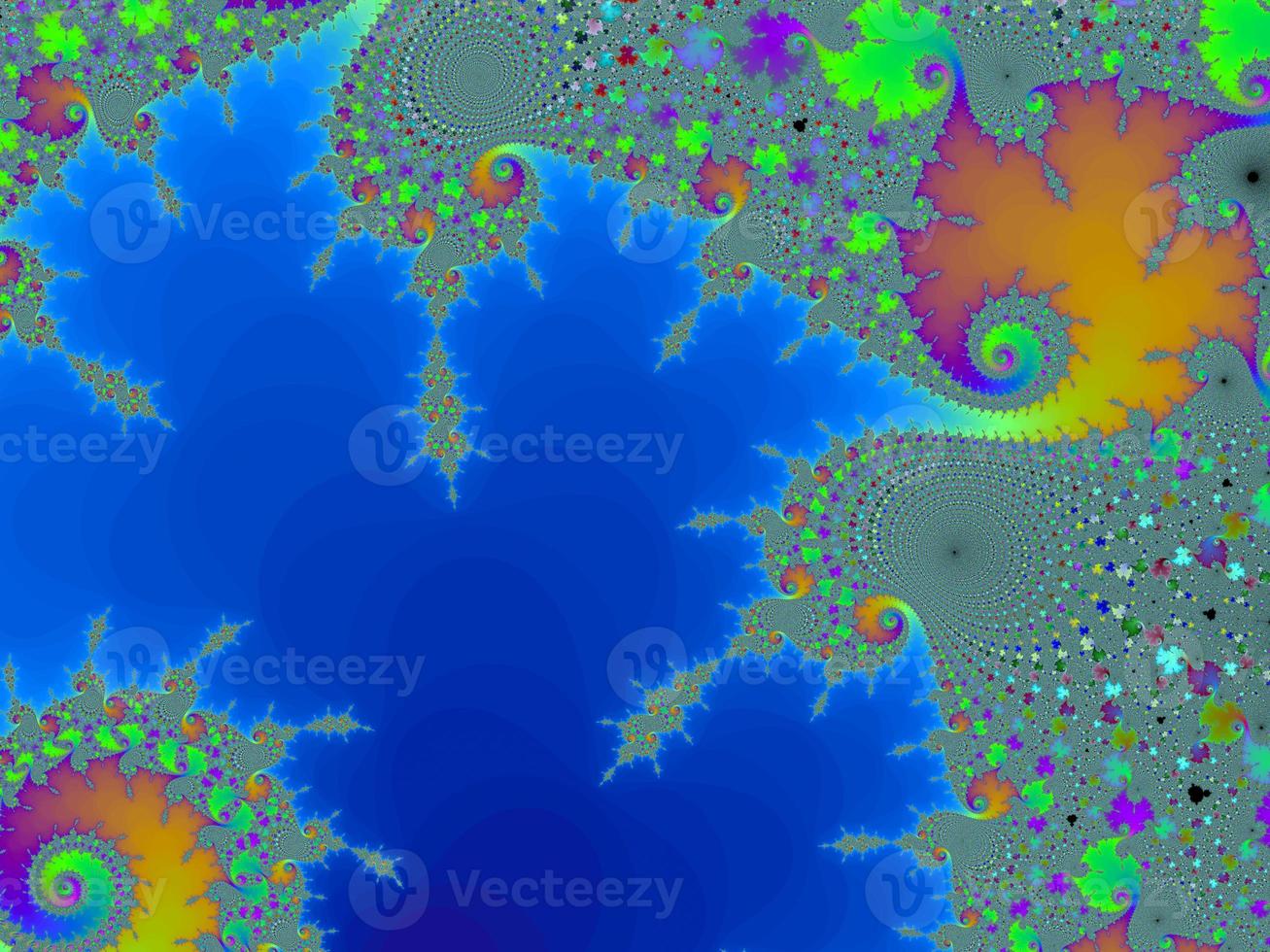 skön fraktal zoom in i de oändlig matematiska mandelbrot uppsättning foto