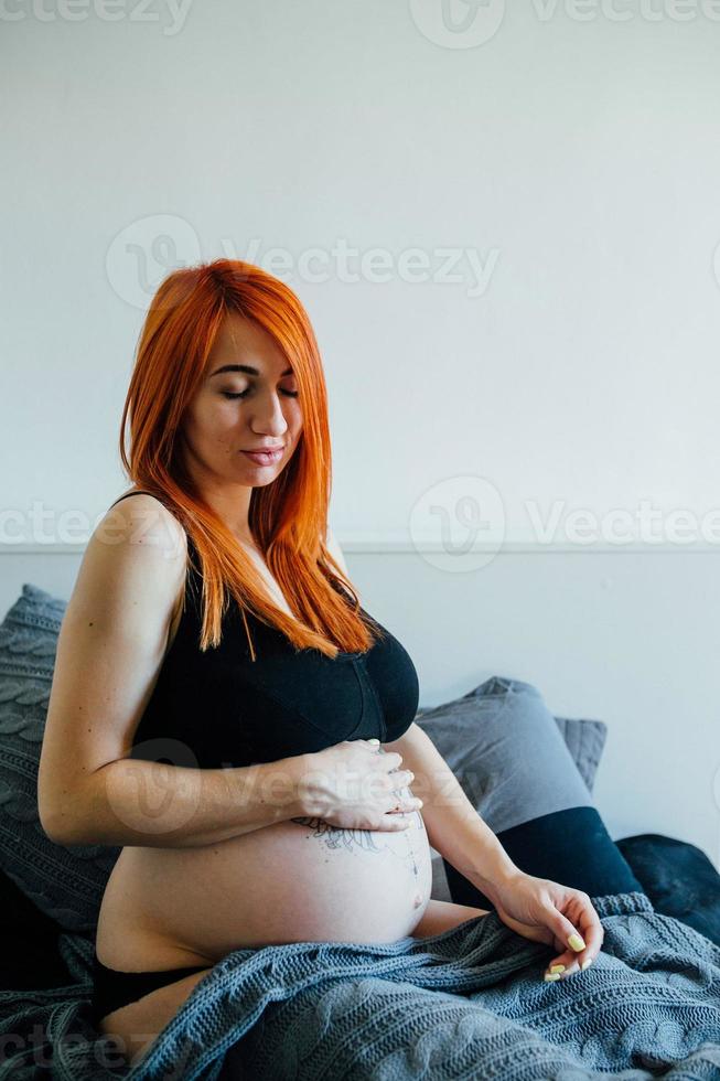 par graviditet porträtt foto