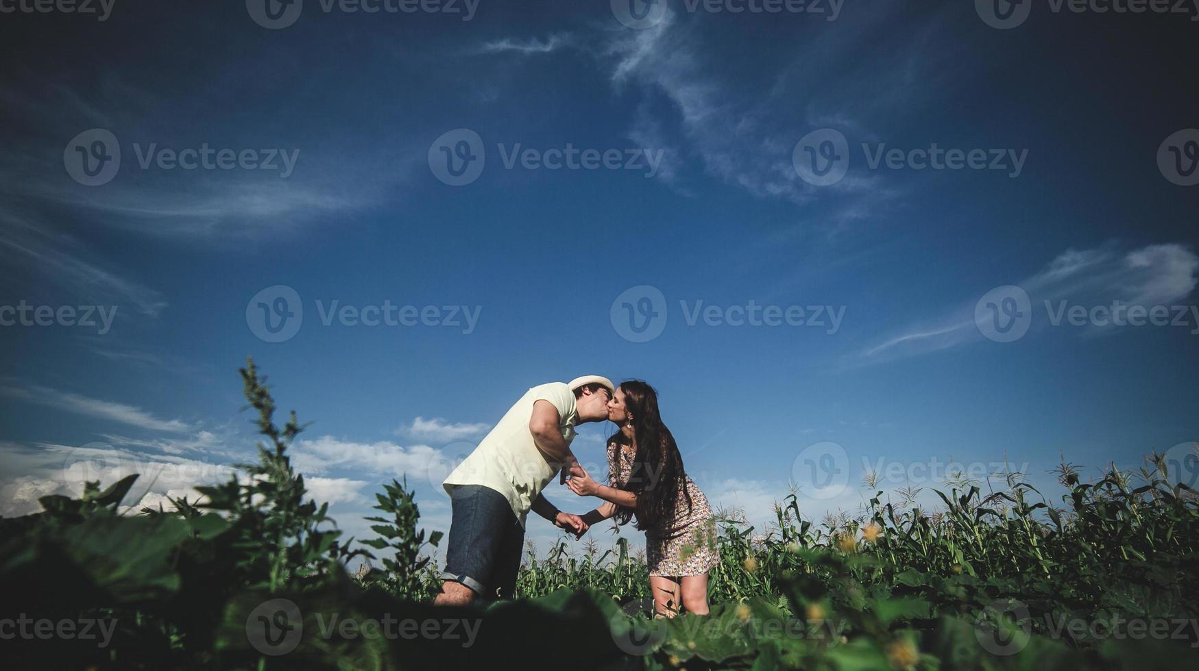 par graviditet porträtt foto