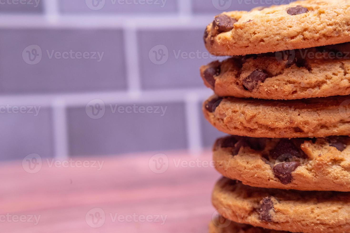 Chocolate chip cookies foto