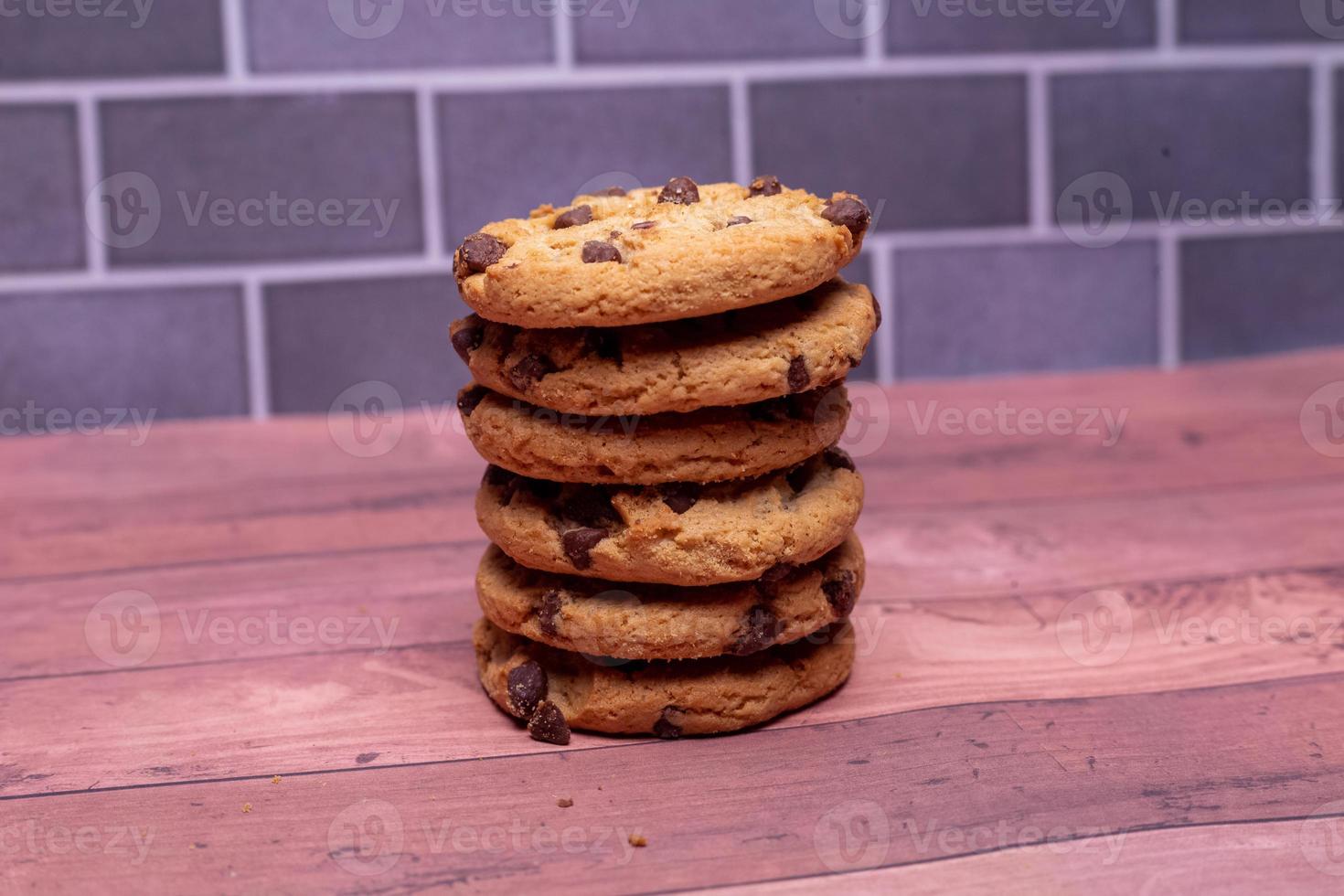 Chocolate chip cookies foto