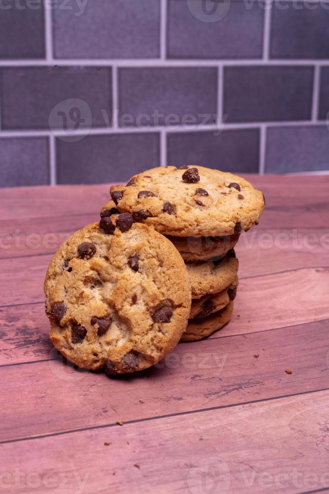 Chocolate chip cookies foto