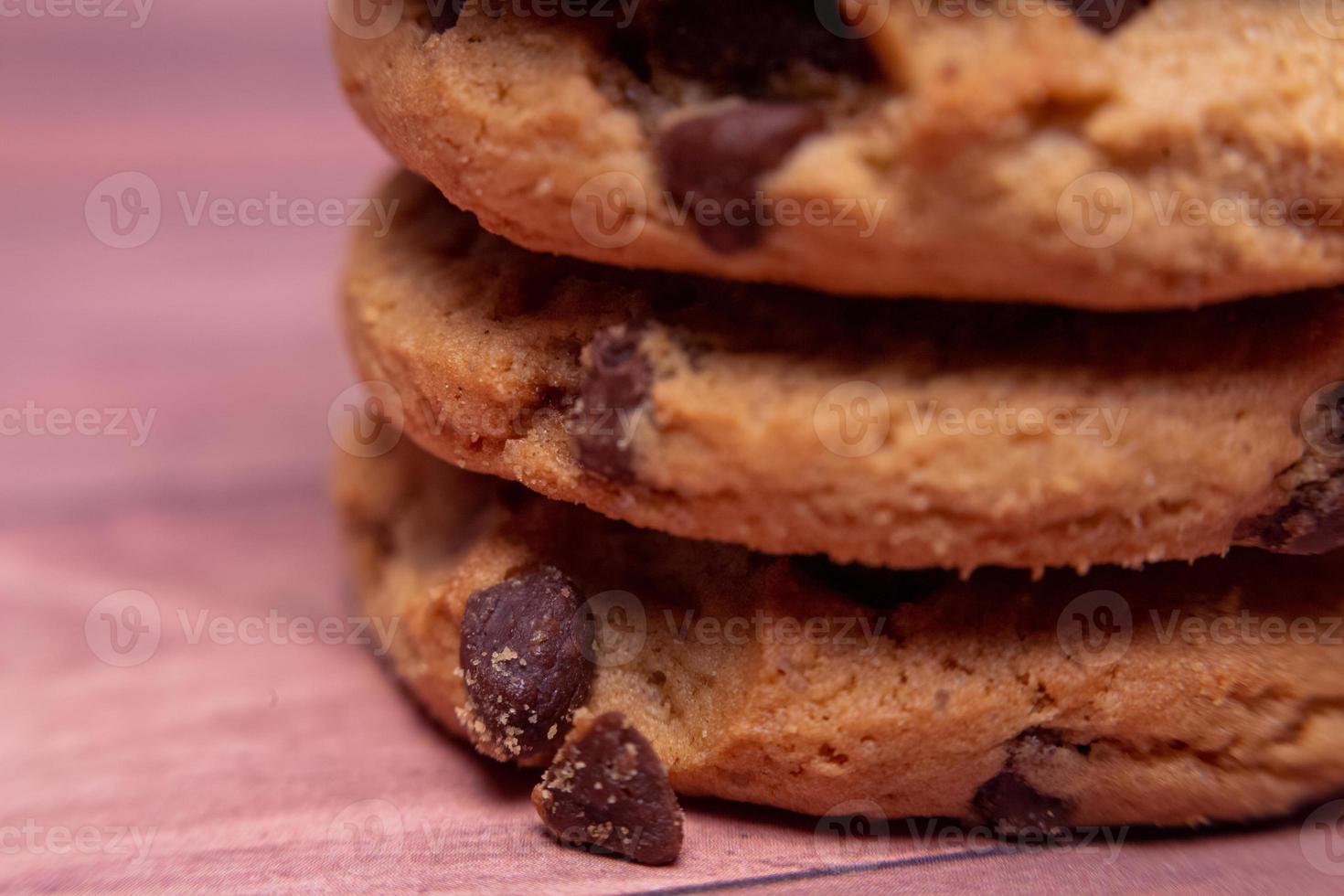 Chocolate chip cookies foto