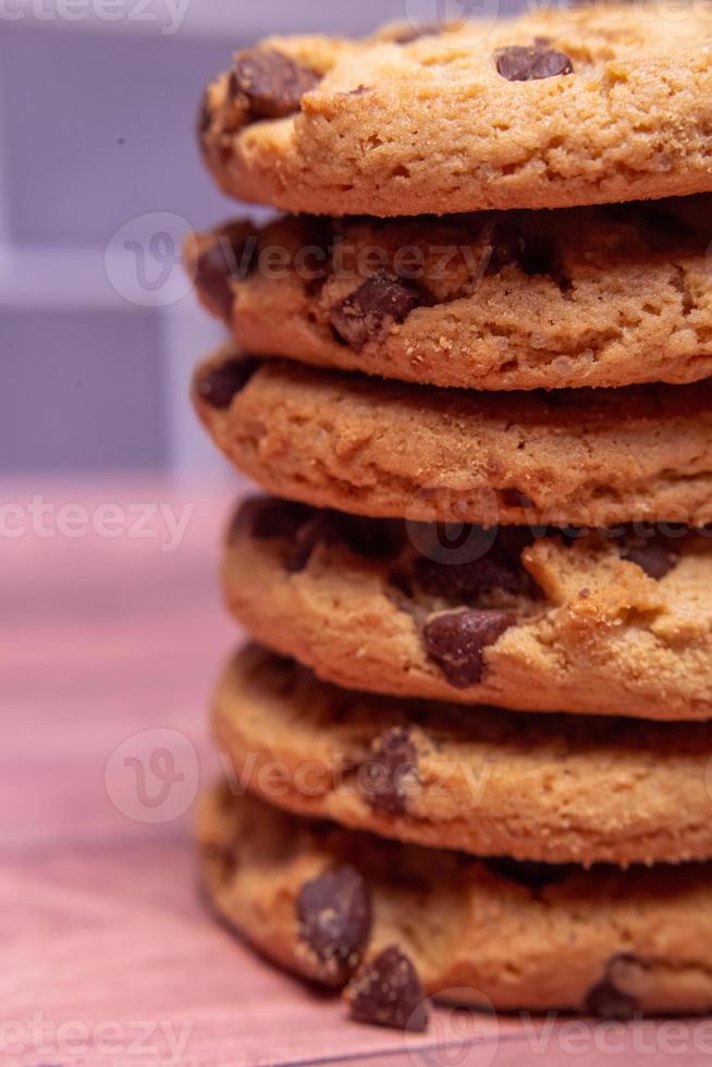 Chocolate chip cookies foto