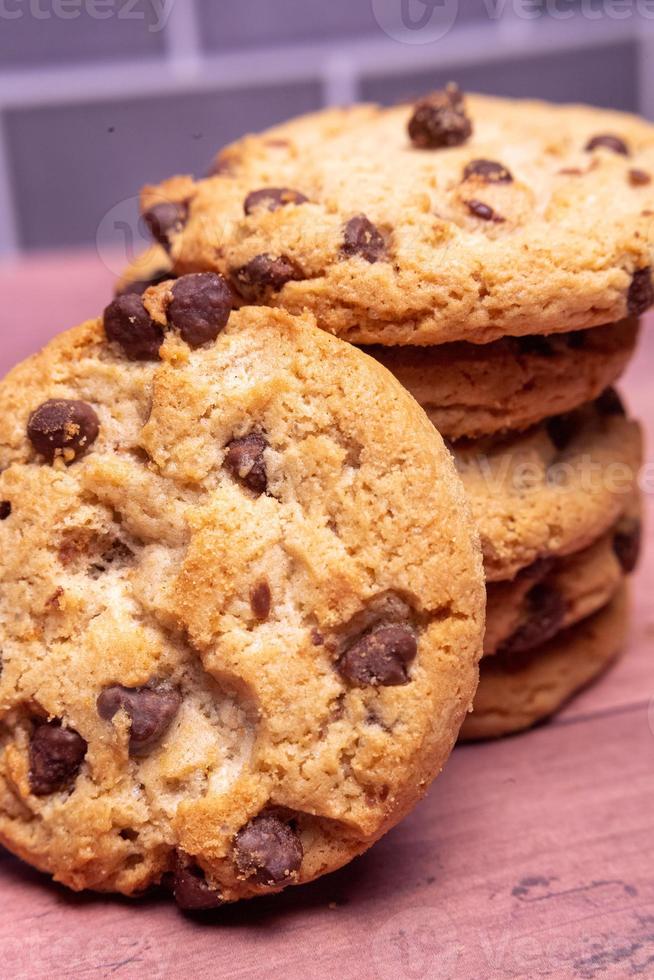 Chocolate chip cookies foto