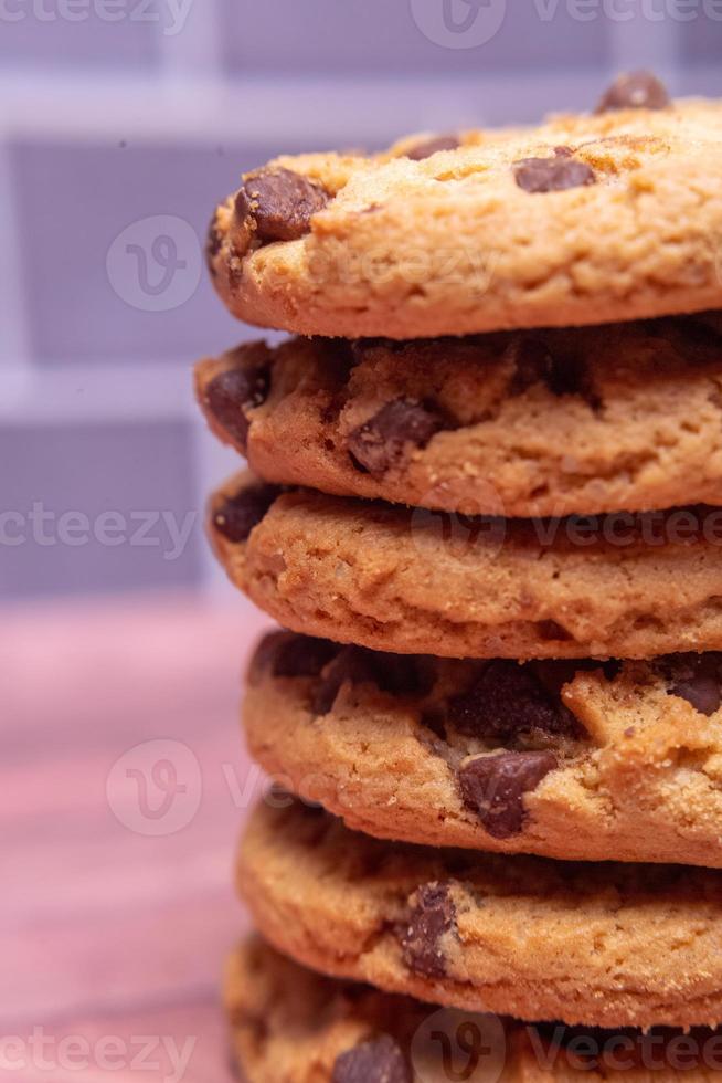 Chocolate chip cookies foto