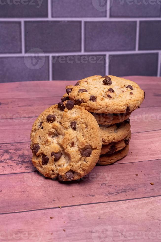 Chocolate chip cookies foto