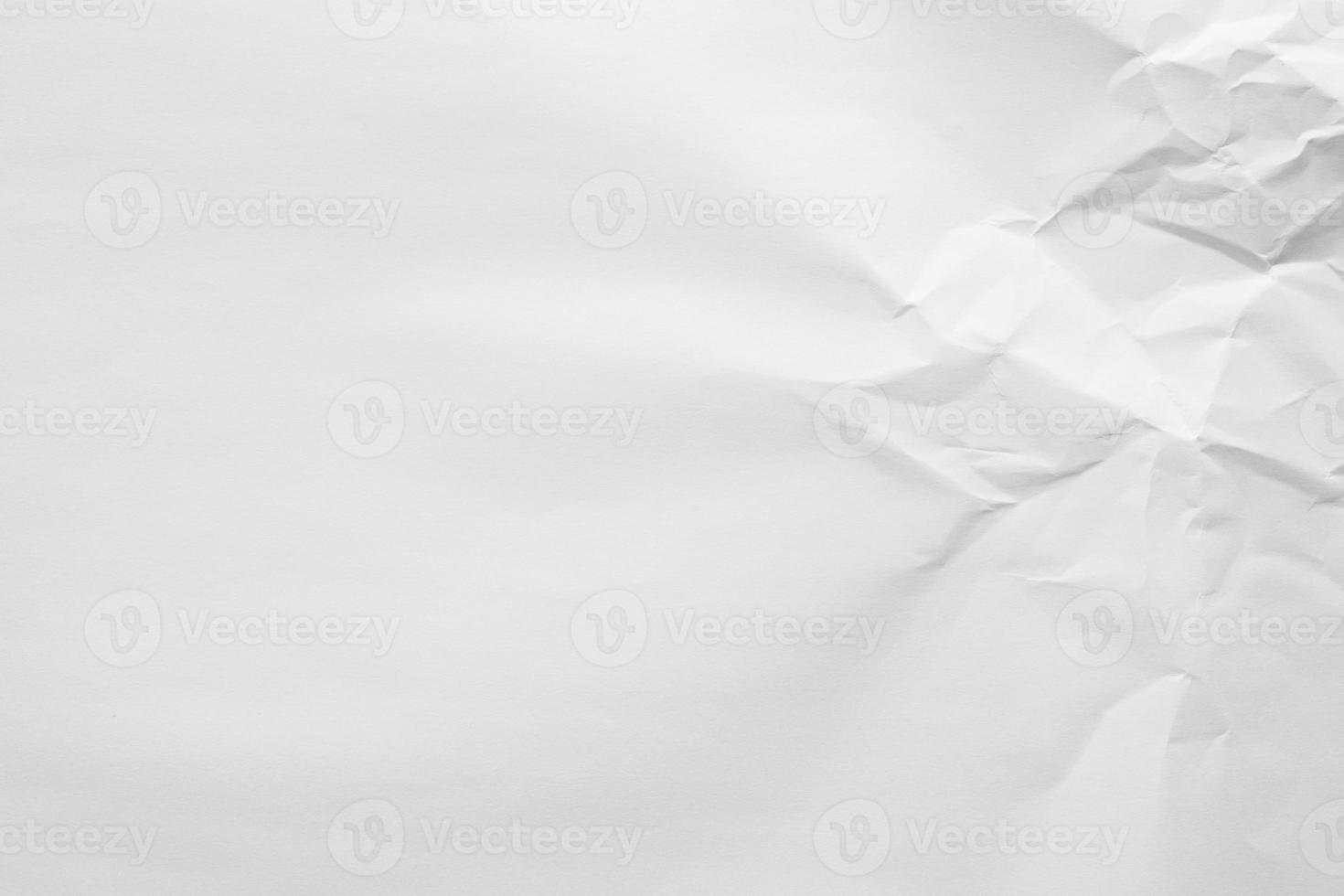 abstrakt vit skrynkliga papper textur bakgrund foto