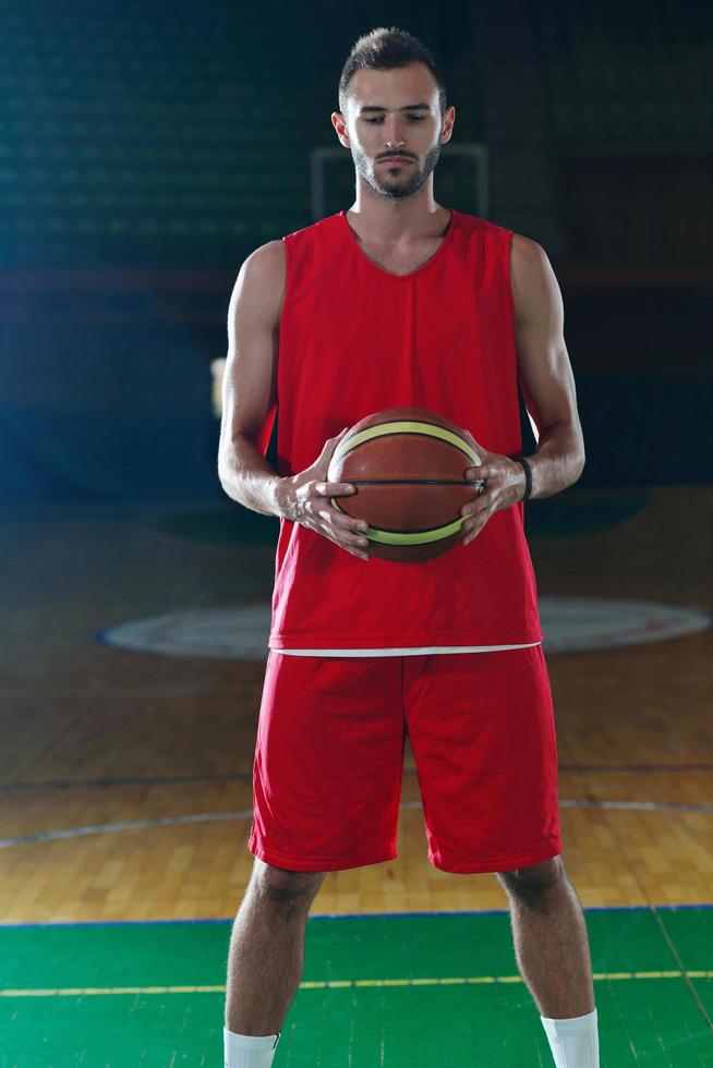basket spelare porträtt foto
