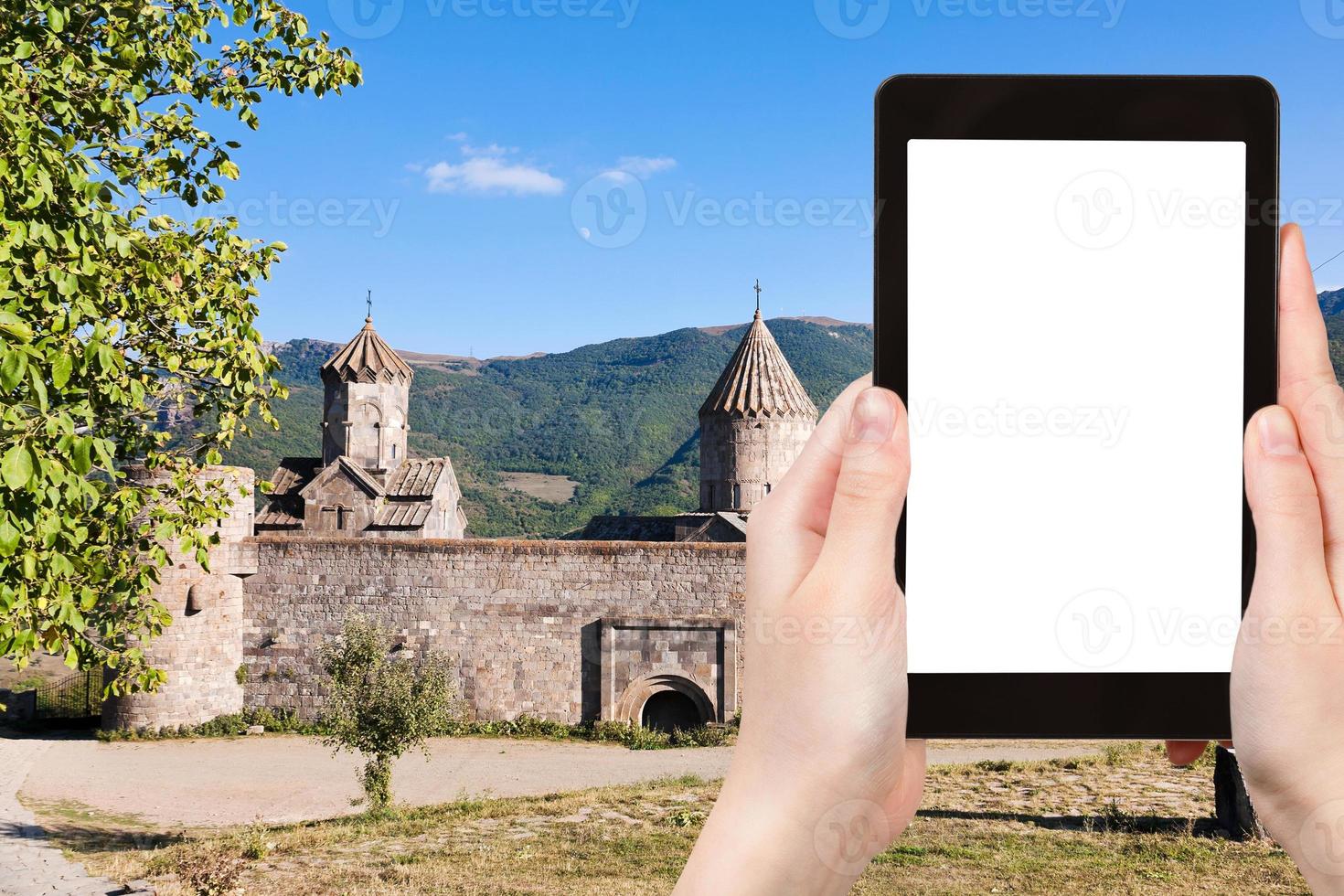 Foto av tatev kloster i armenia