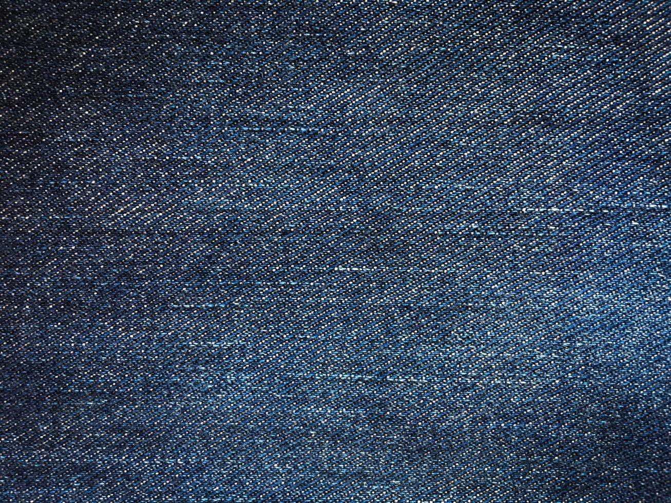 topp se av blå jeans textur bakgrund med kopia Plats för design eller text foto