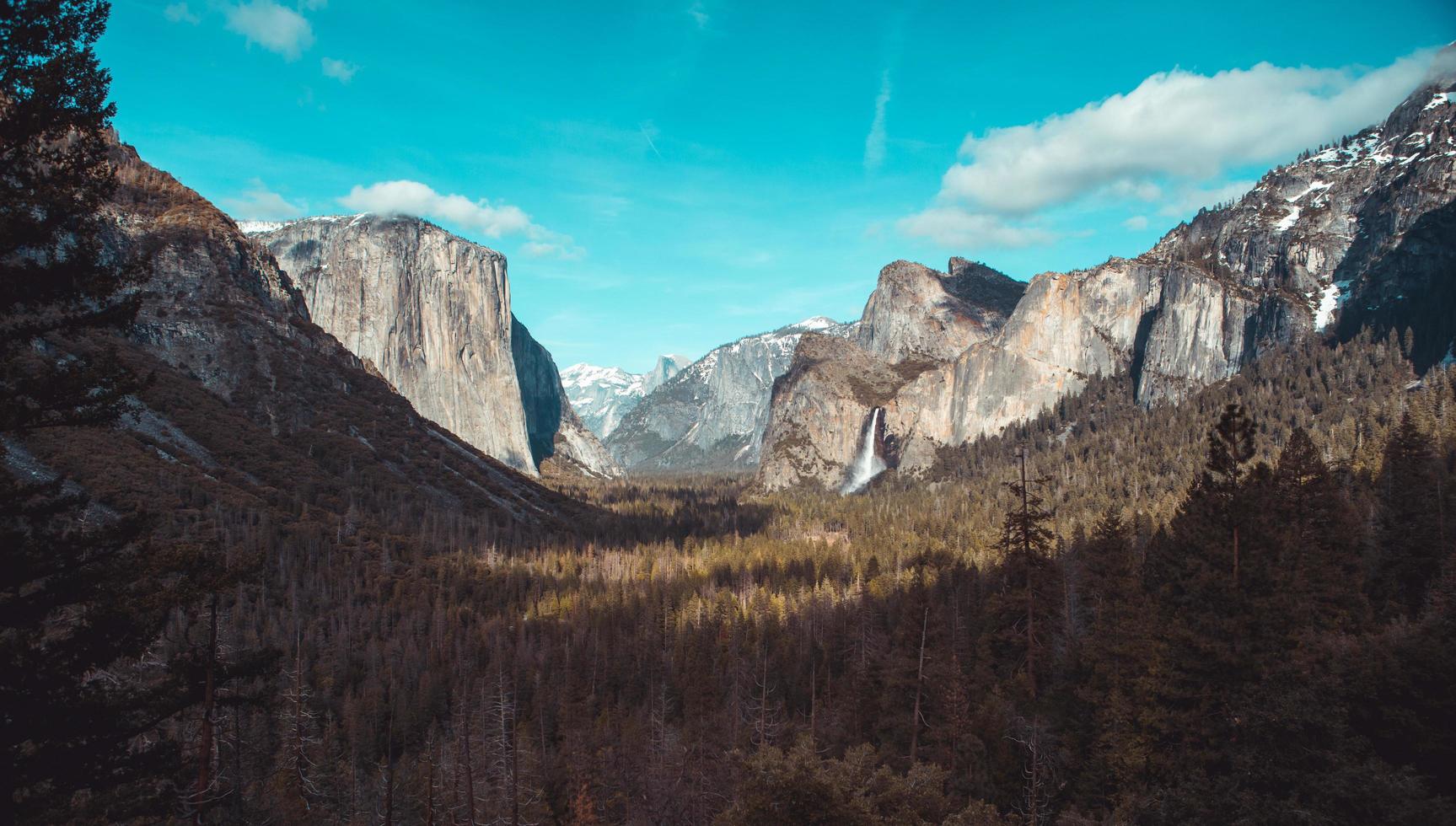 landskap i Yosemite nationalpark foto