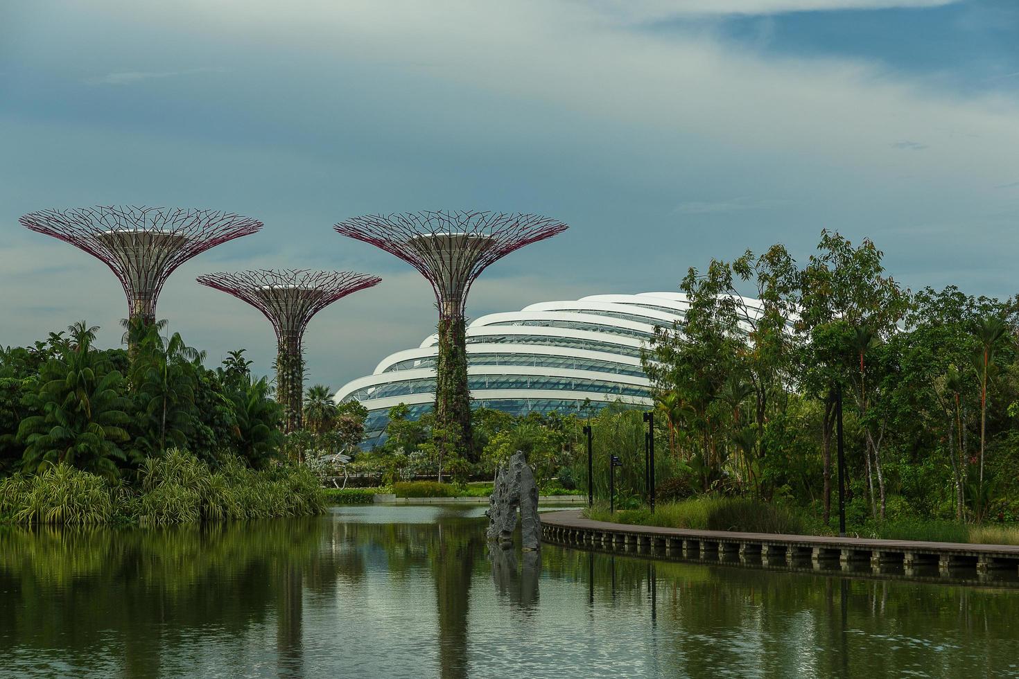 singapore, Maj 11, 2022 - marina bukt sandstrand integrerad tillflykt på Maj 11, 2014 i Singapore. den var öppnad i 2011 och funktioner världens mest dyr fristående kasino. foto