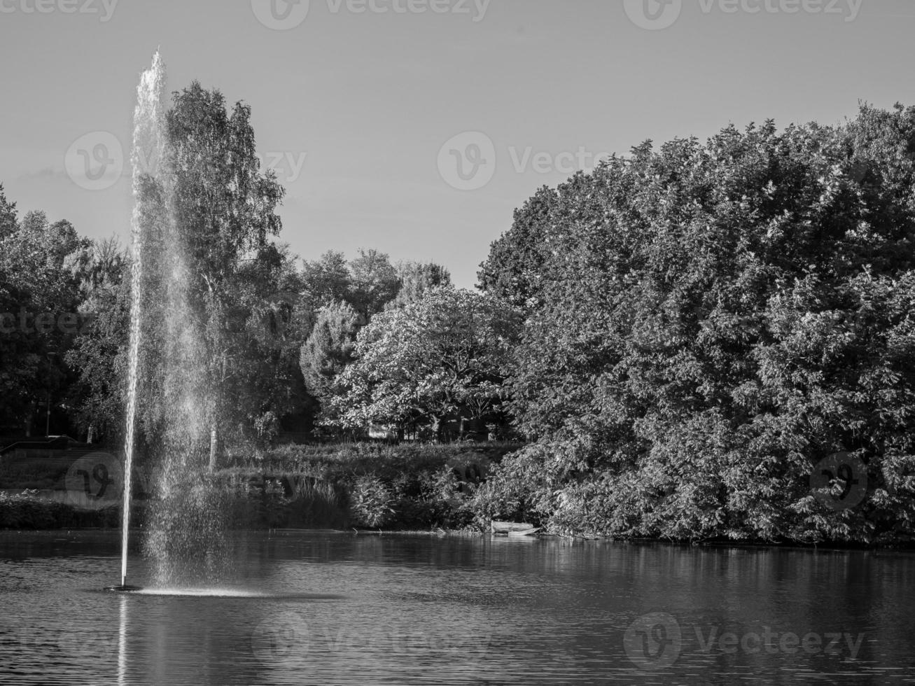 de stad av bocholt i Westfalen foto