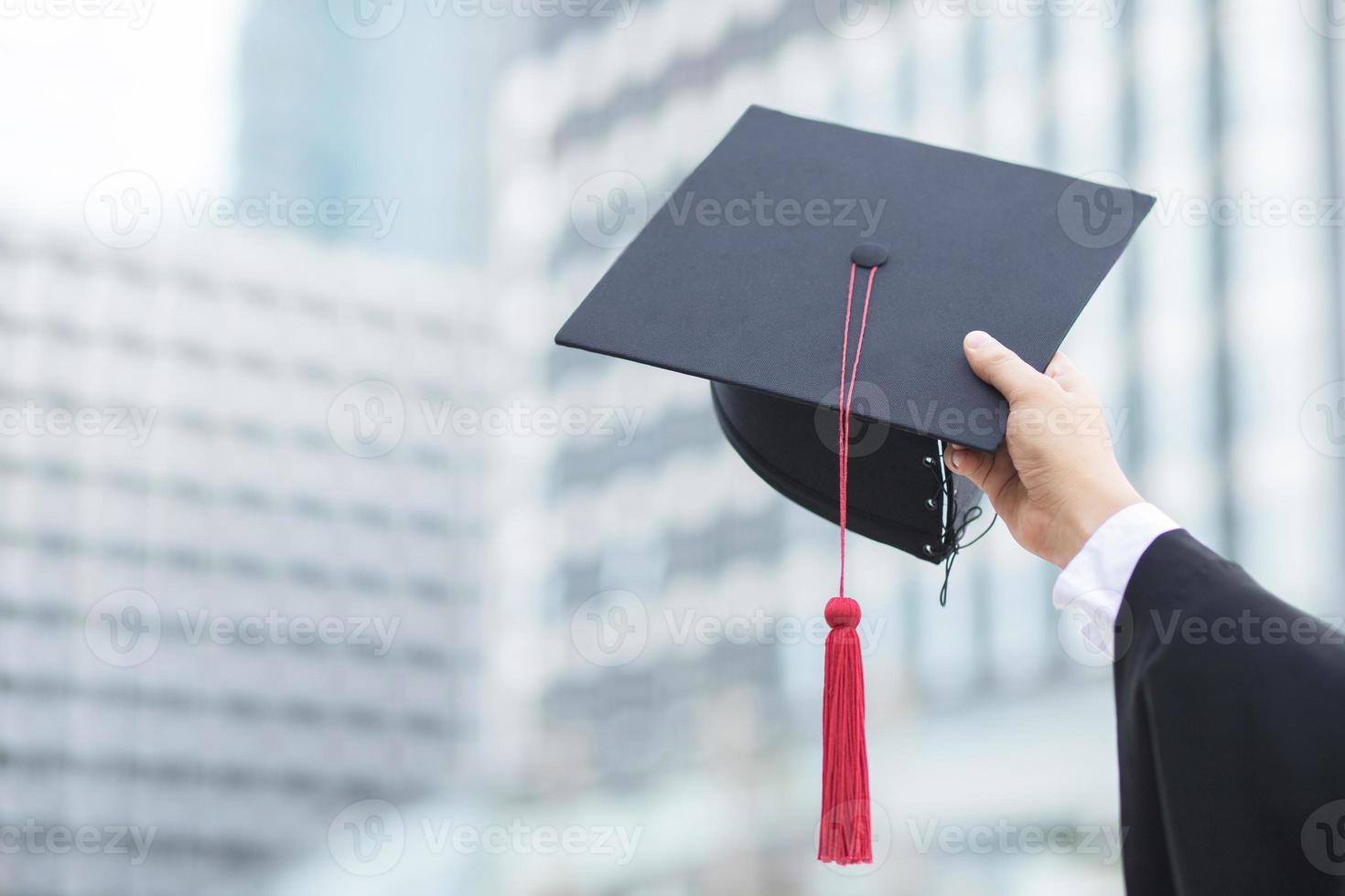 gratulera de examen på de universitet foto