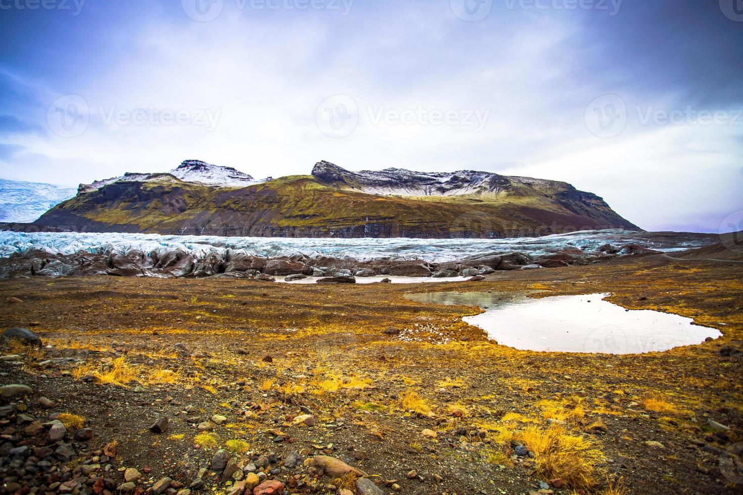 Vatnajokull nationell parkera, ett av tre nationell parker i Island, de område inkludera Vatnajokull glaciär, skaftafell och jokulsargljufur foto