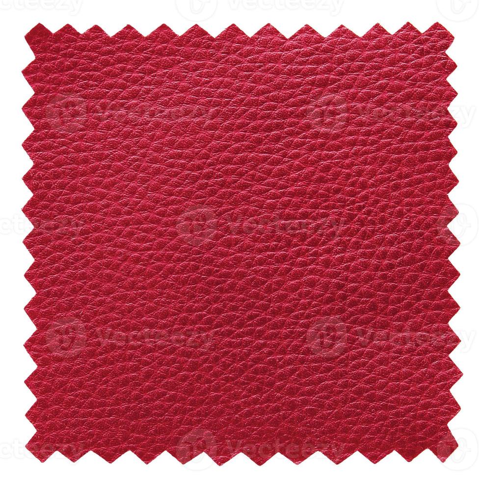röd läder prover textur foto