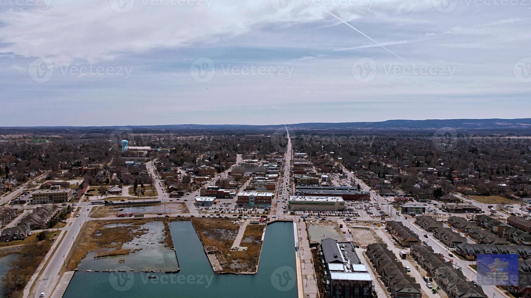 collingwood stad Ariel foto