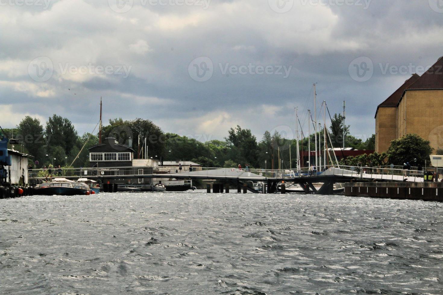 en se av köpenhamn i Danmark foto