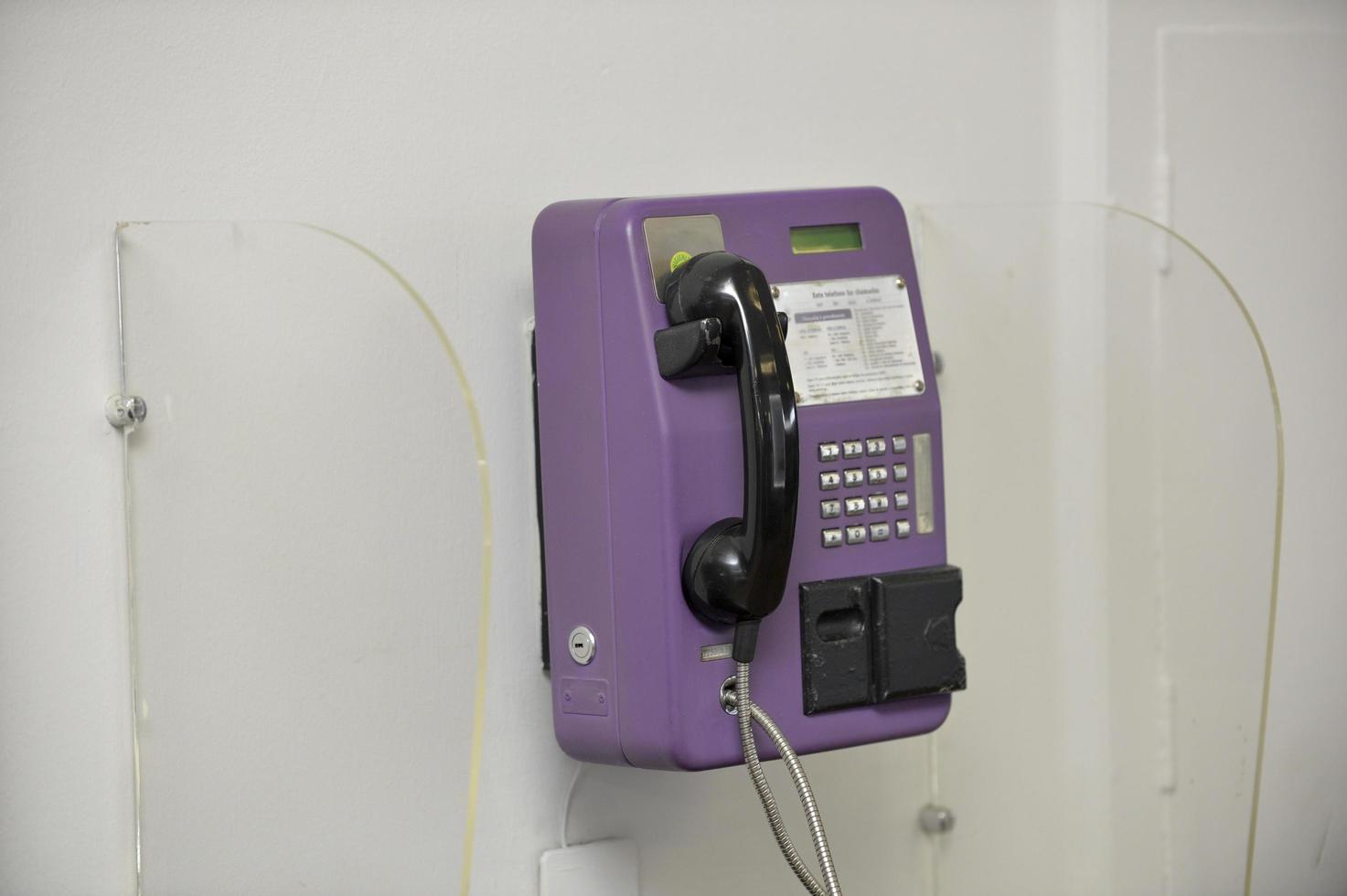 offentlig telefon roxo foto