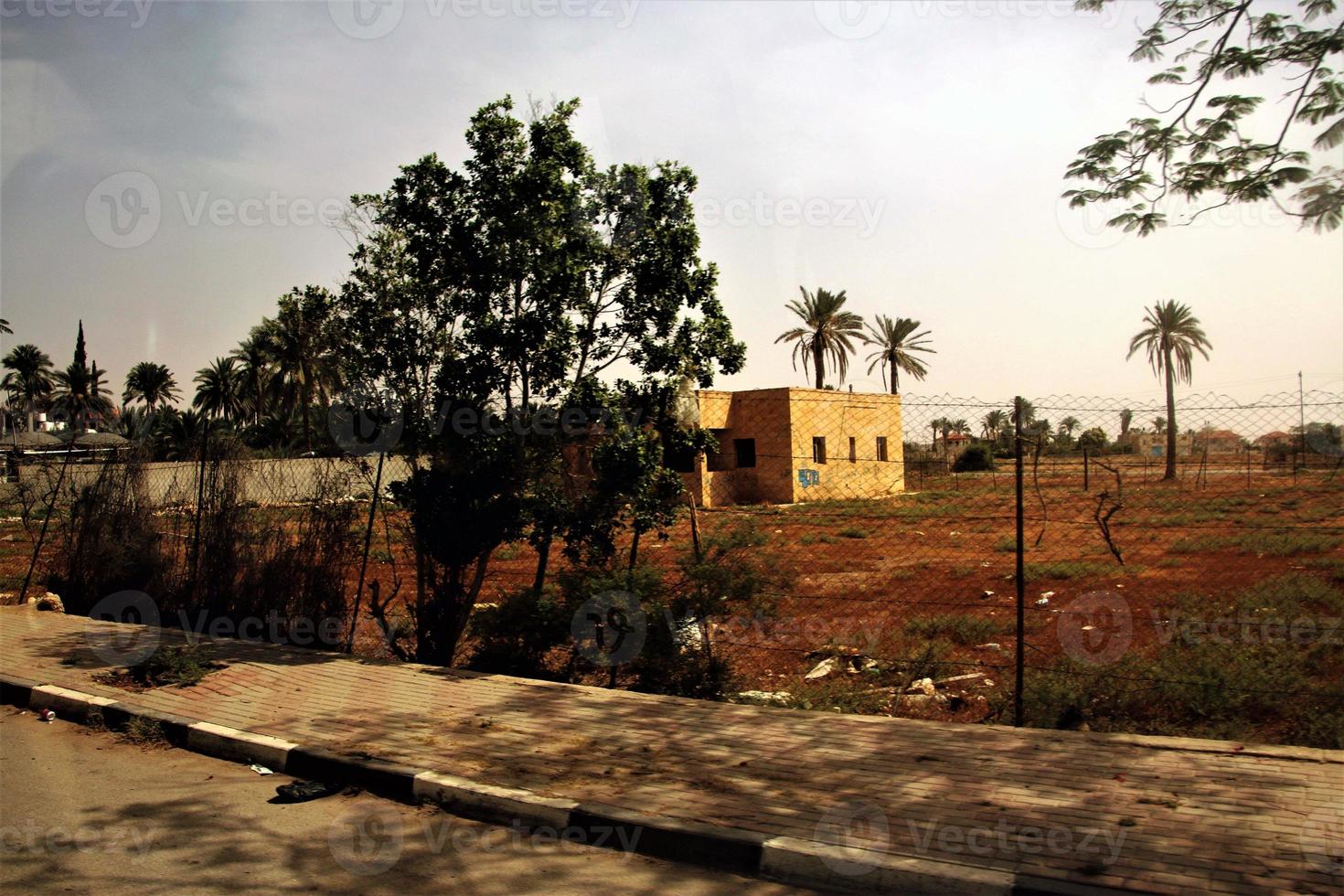 en se av de gammal stad av jericho i Israel foto