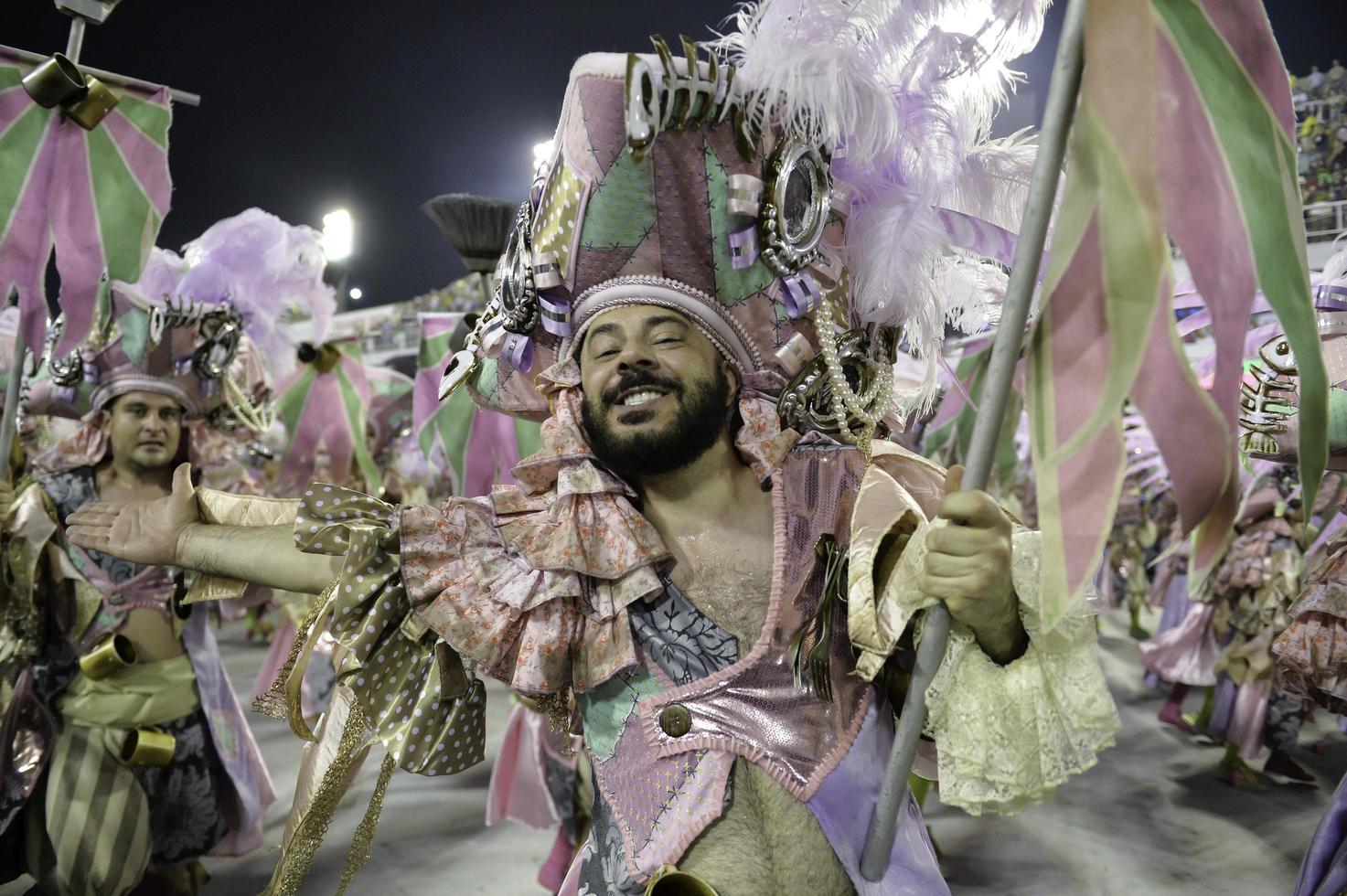 rio de Janeiro, brazi,, 2020 - samba skola parad mangueira foto