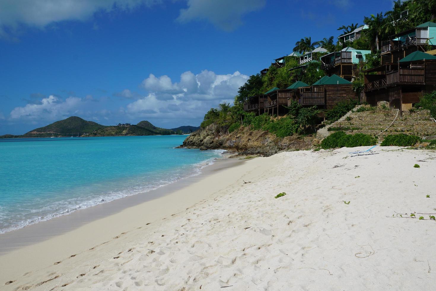 stranden på Antigua foto