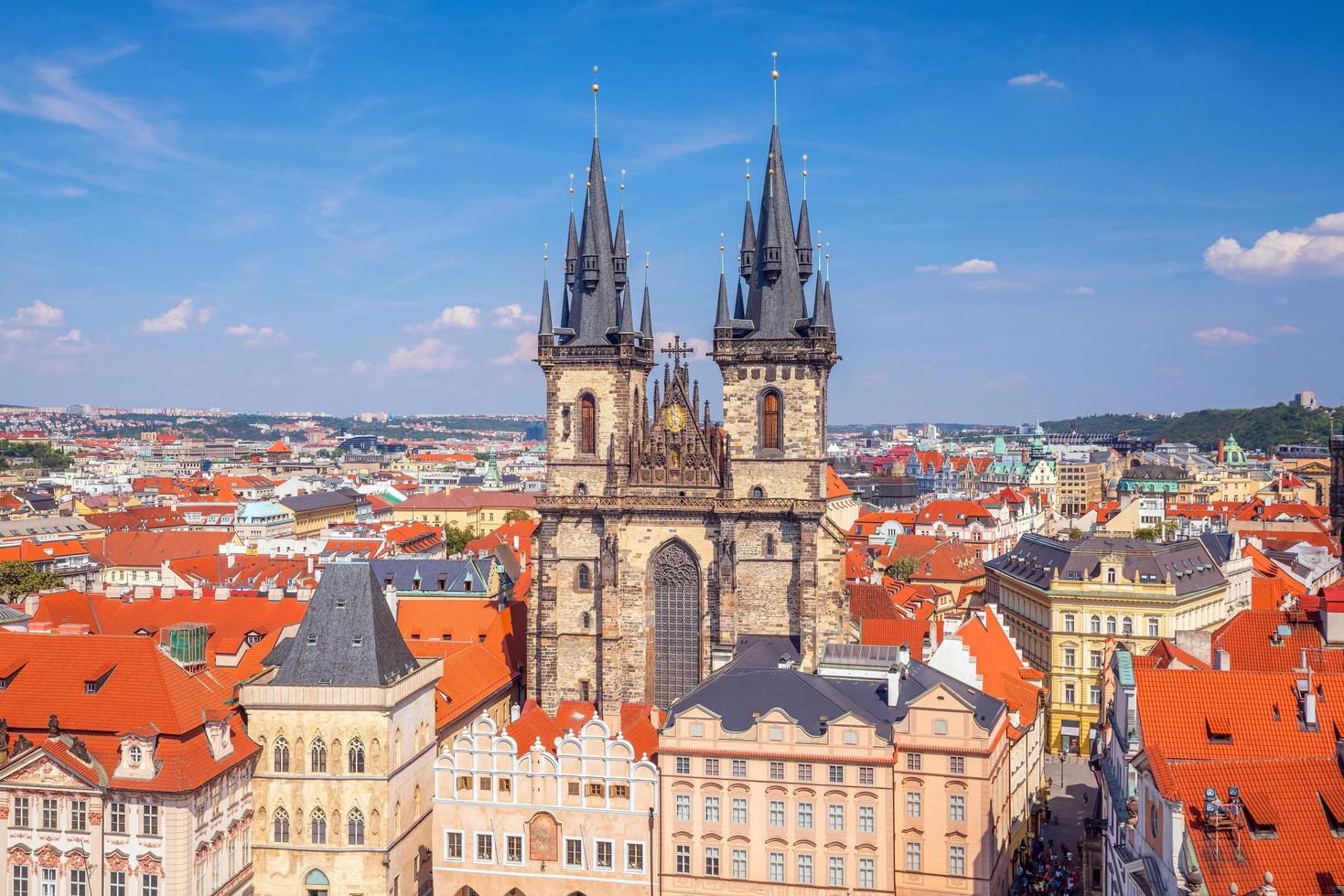 gamla stadstorget, Prag, Tjeckien foto