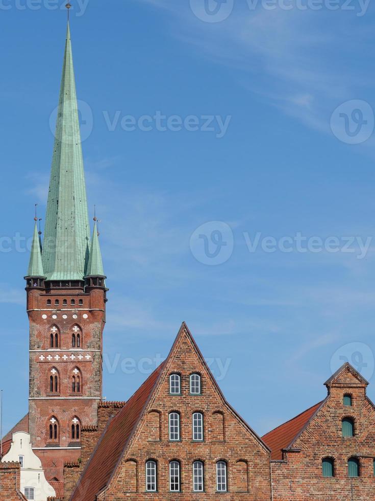 de stad av luebeck foto