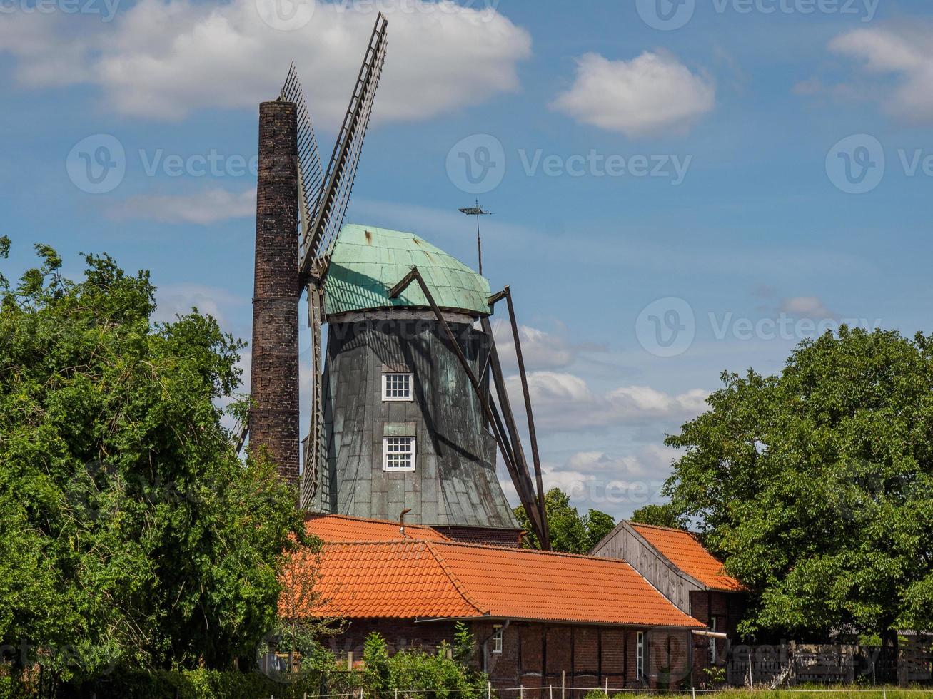 väderkvarn i Westfalen foto