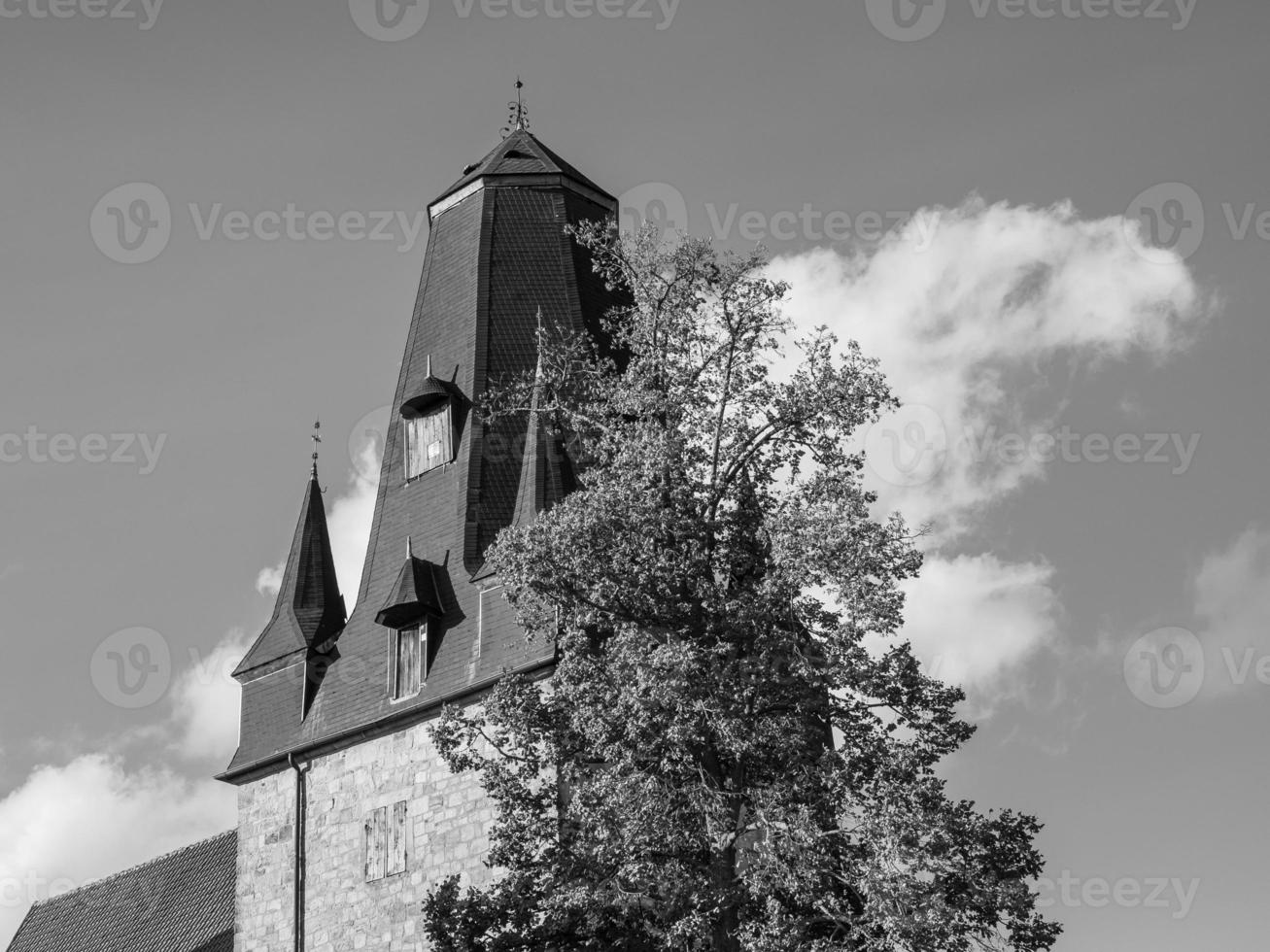 de stad av bentheim i Tyskland foto