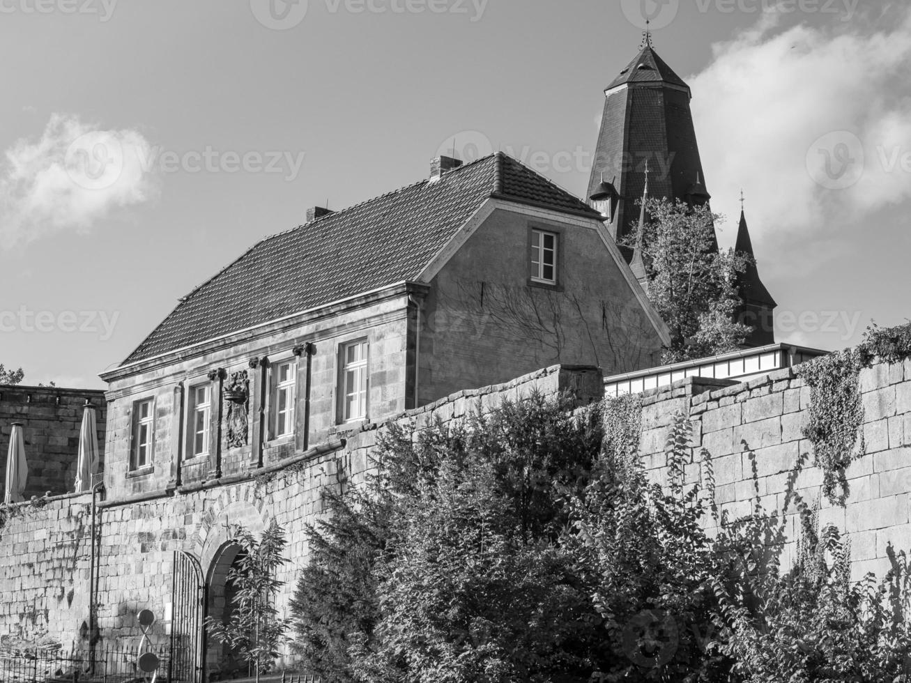 de stad av bentheim i Tyskland foto