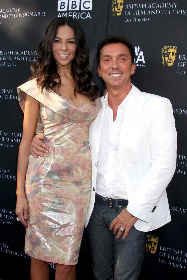 los angeles - sep 17 - terri Seymour, bruno tonioli ankommer på de 9:e årlig bafta los angeles TV te fest på l ermitage beverly kullar hotell på september 17, 2011 i beverly kullar, ca foto