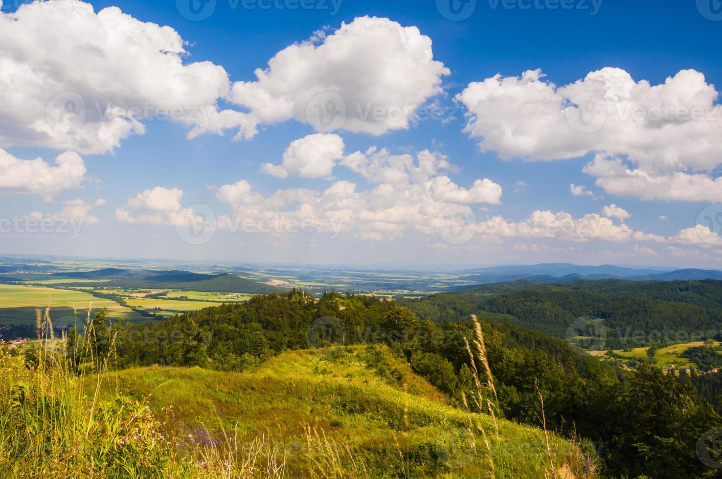 panorama över Sudetenland foto