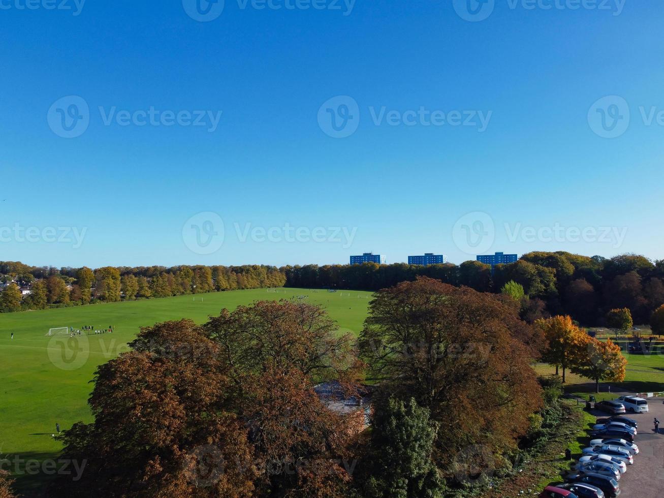 mest skön se av brittiskt offentlig parkera på England foto