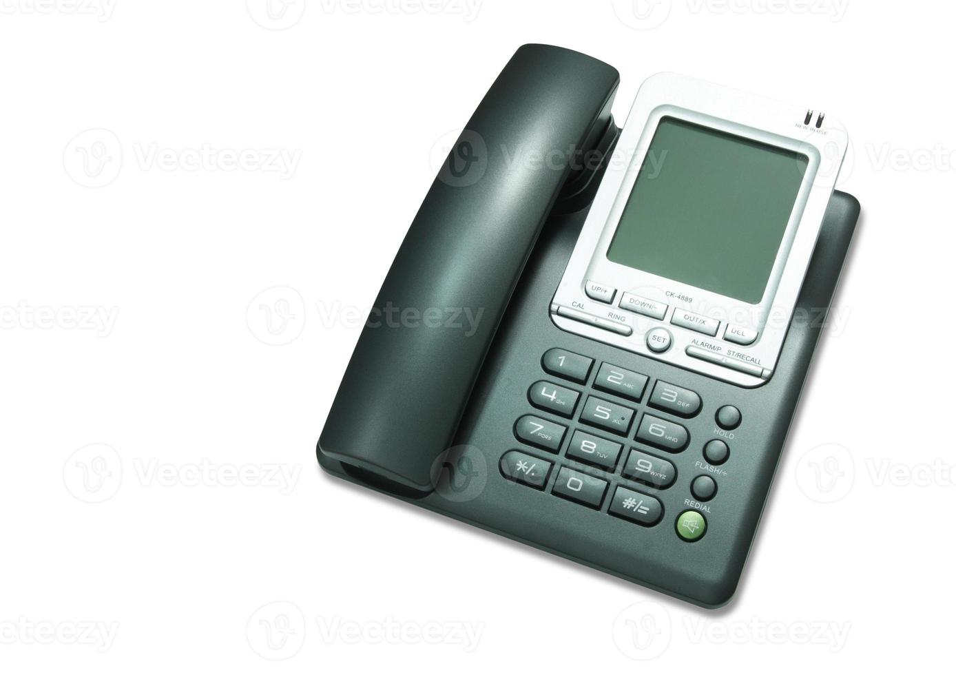 telefon isolerad på vit bakgrund foto