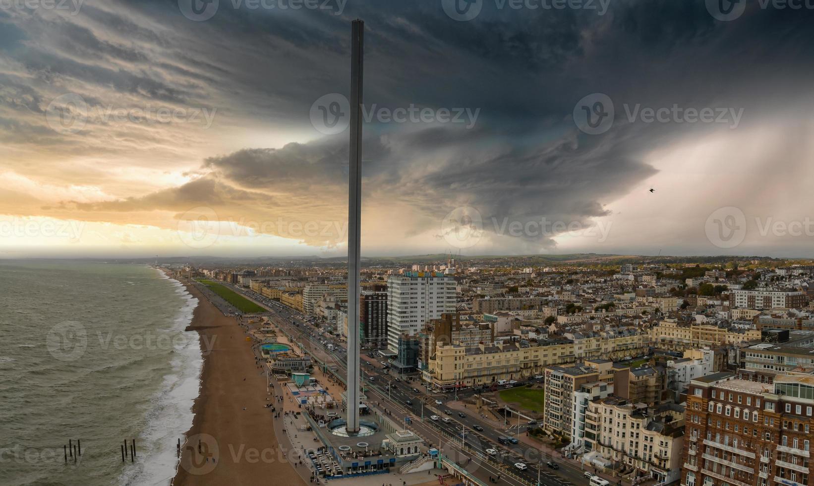 antenn se av brittiskt luftvägarna i360 observation däck i Brighton, Storbritannien. foto