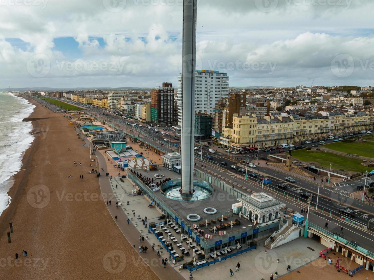 antenn se av brittiskt luftvägarna i360 observation däck i Brighton, Storbritannien. foto