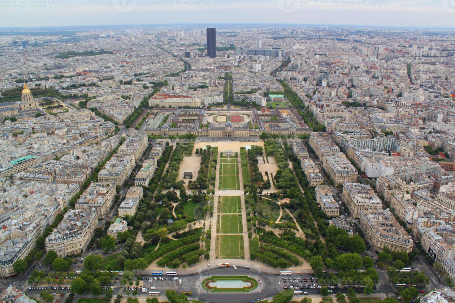 paris flygfoto foto