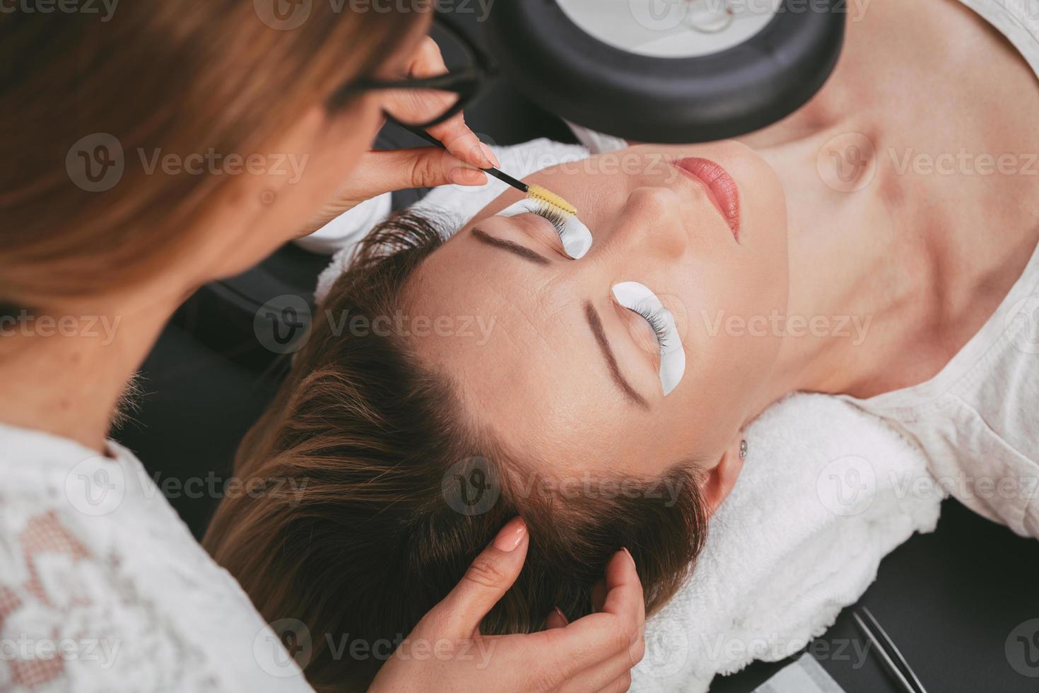 procedur ögonfransar förlängning foto