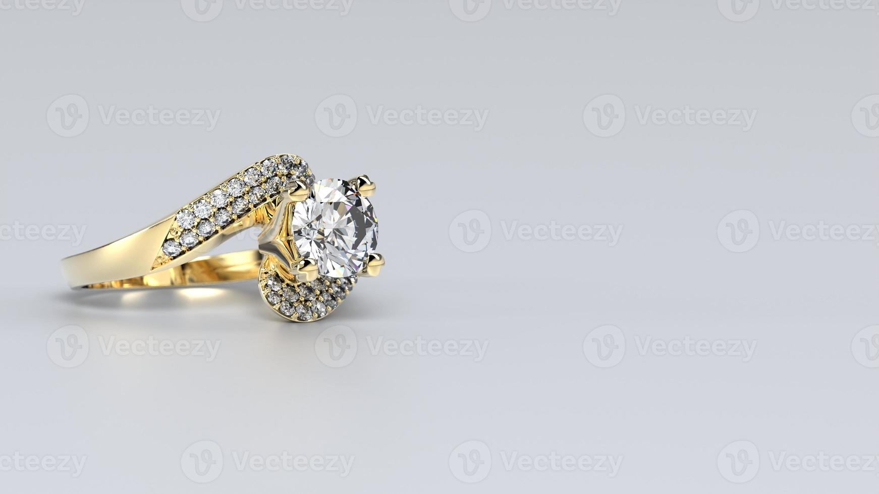 bröllop, ringa, guld, silver, diamant, engagemang, mode, äktenskap, sten, 3d framställa foto
