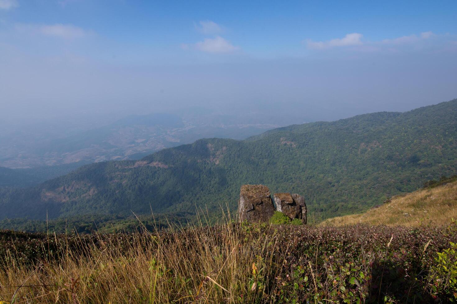 landskap på Kew Mae Pan, Thailand foto