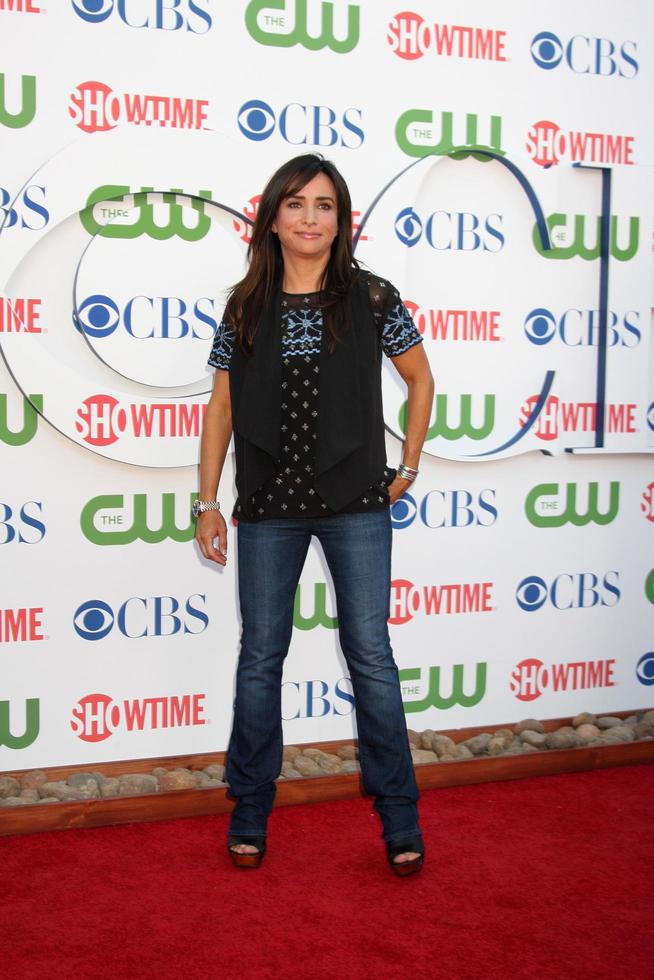 los angeles, aug 3 - pamela adlon anländer på de cbs tca sommar 2011 Allt stjärna fest på robinson Maj parkering garage på augusti 3, 2011 i beverly kullar, ca foto