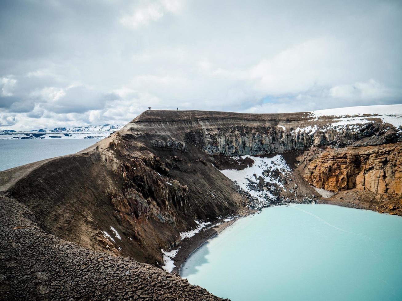 kratersjön på Island foto