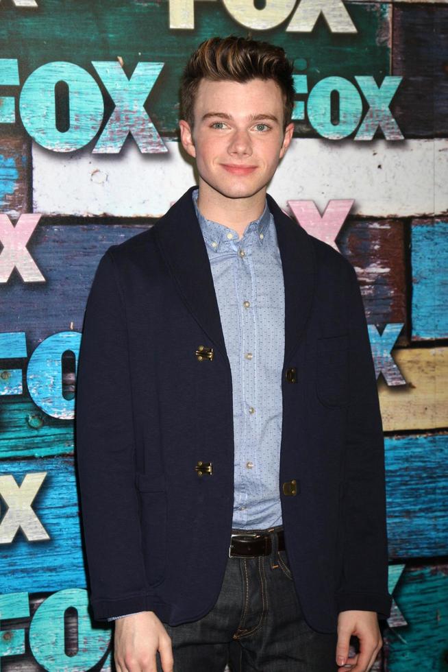 los angeles, juli 23 - Chris colfer ankommer på de räv tca sommar 2012 fest på soho hus på juli 23, 2012 i väst hollywood, ca foto