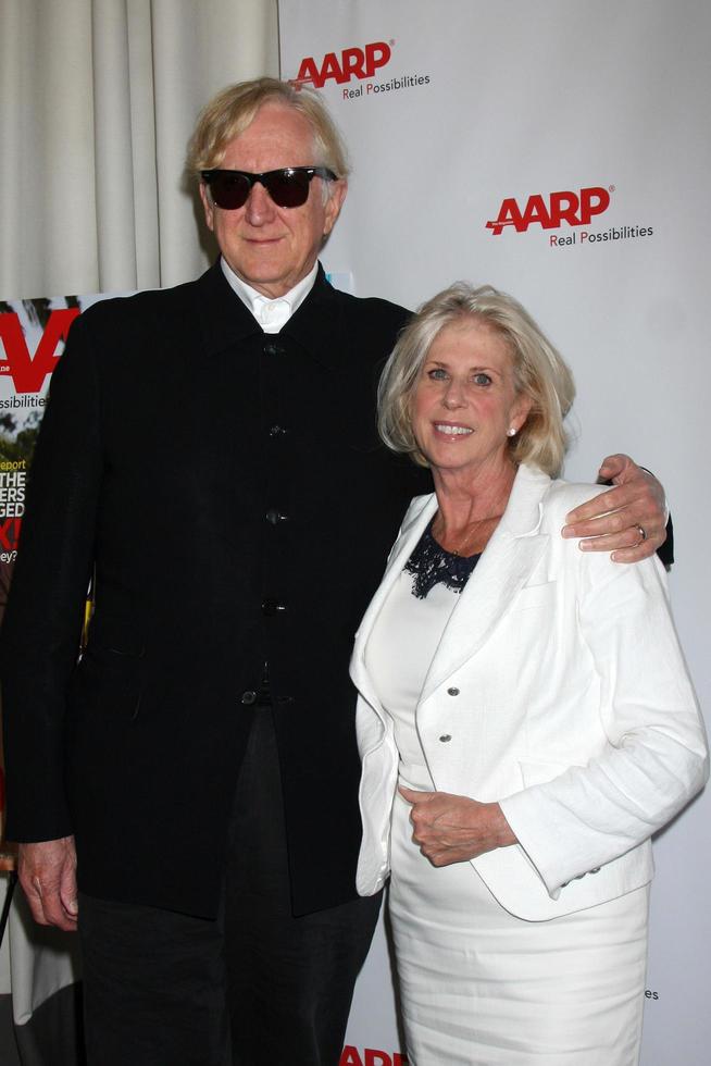 los angeles, aug 1 - t ben Burnett, callie khouri på de aarp lunch jag Ho jeff broar på de spago på augusti 1, 2014 i beverly kullar, ca foto