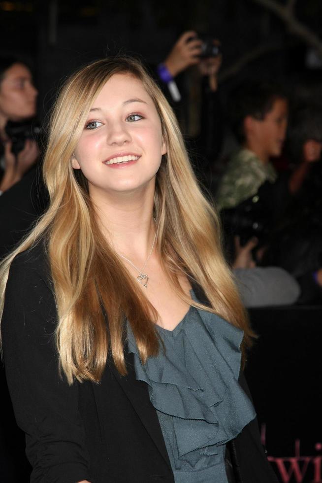 los angeles, nov 14 - ava sambora ankommer på de skymning - brytning gryning del 1 värld premiär på Nokia teater på la leva på november 14, 2011 i los angeles, ca foto